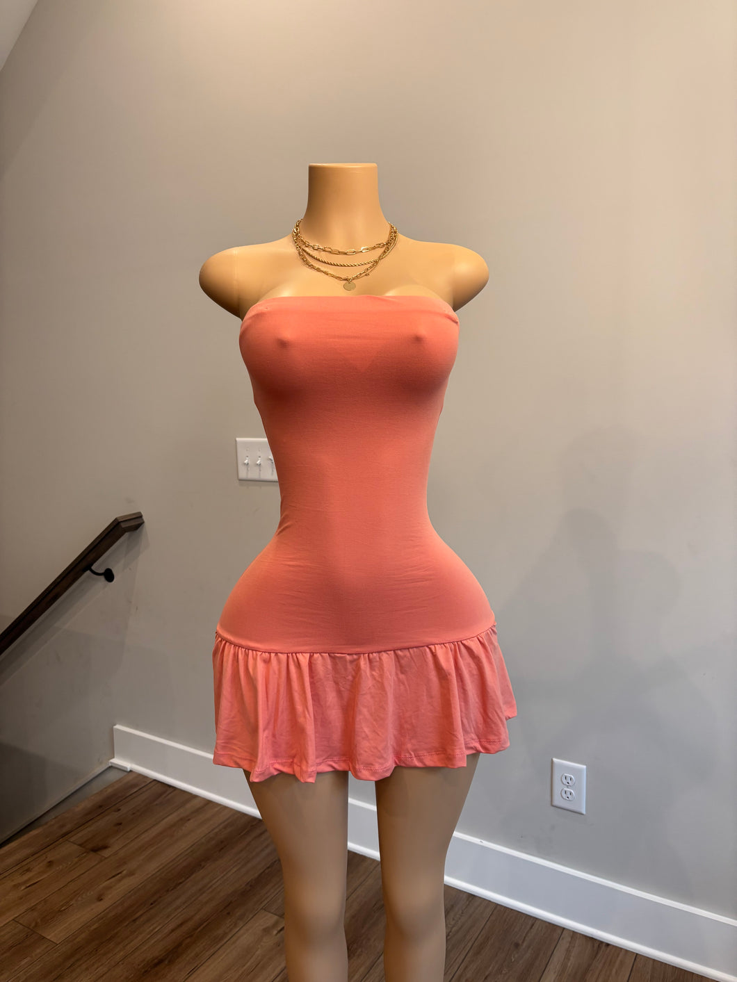 Peach Dress